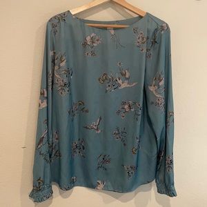 H&M floral print blouse